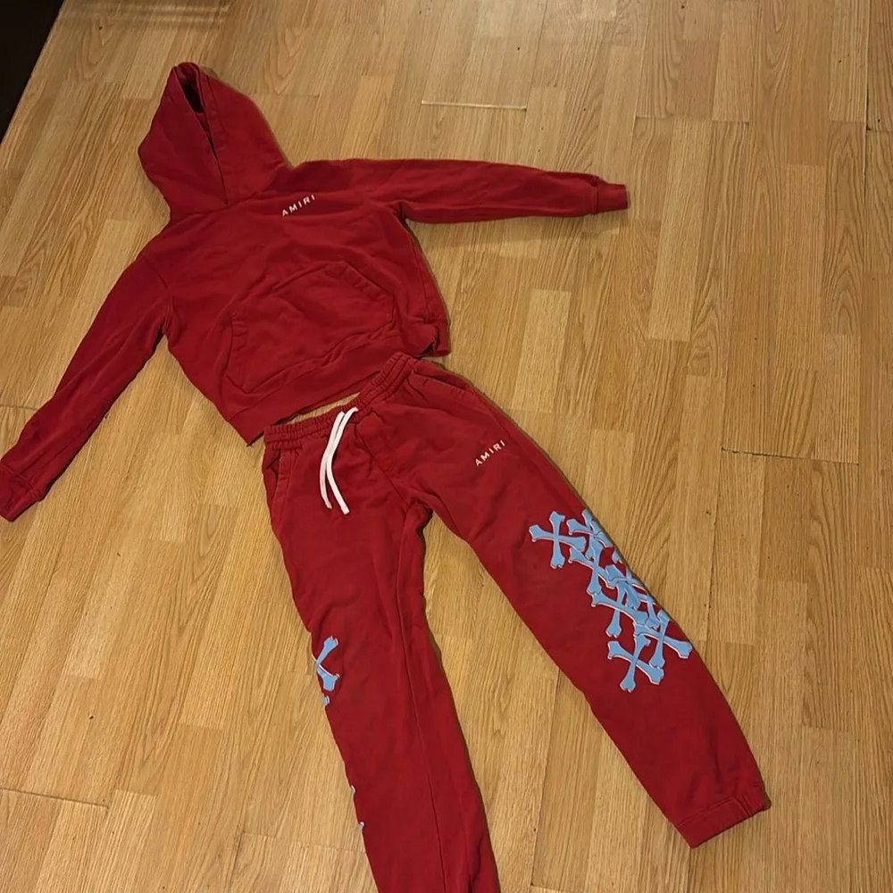 KIDS AMIRI BONES SCRIBBLE HOODIE - Picture 1 of 7